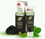 Зубная паста с Углем - Herbaliste Active Charcoal Toothpaste - Twin Lotus - 100 гр.